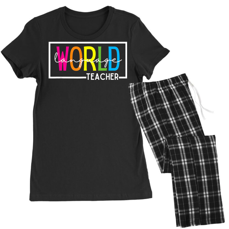 World Language Teacher T Shirt Women's Pajamas Set by cm-arts | Artistshot