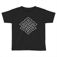 Endless Knot Large Samsara Shrivatsa Tibet Buddhism Toddler T-shirt | Artistshot