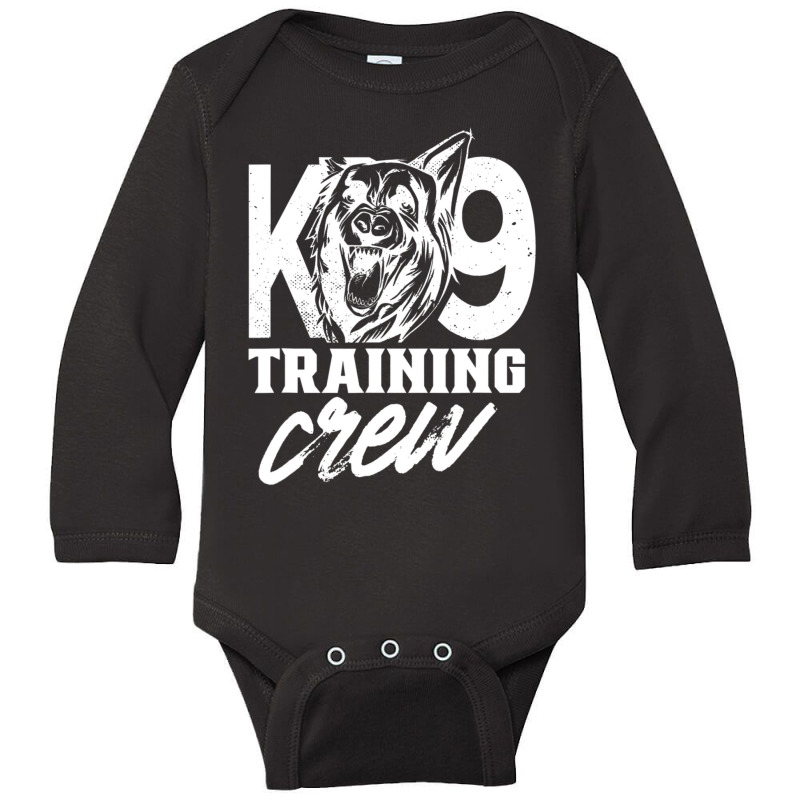 K9 Training Crew Handler Trainer Service Dog K-9 Long Sleeve Baby Bodysuit by Konlasa6638 | Artistshot