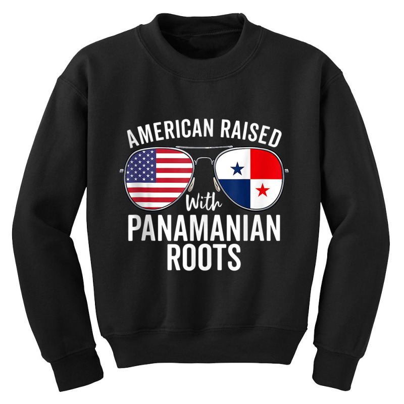 American Raised With Panamanian Roots Usa Panama Flag Tank Top Youth Sweatshirt by cm-arts | Artistshot