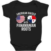 American Raised With Panamanian Roots Usa Panama Flag Tank Top Baby Bodysuit | Artistshot