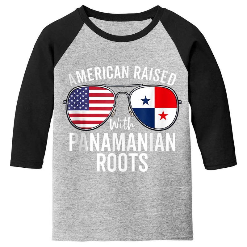 American Raised With Panamanian Roots Usa Panama Flag Tank Top Youth 3/4 Sleeve by cm-arts | Artistshot