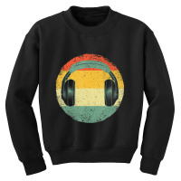 Vintage Headphone Art Men Women Boy Girl Dj Music Producers Youth Sweatshirt | Artistshot