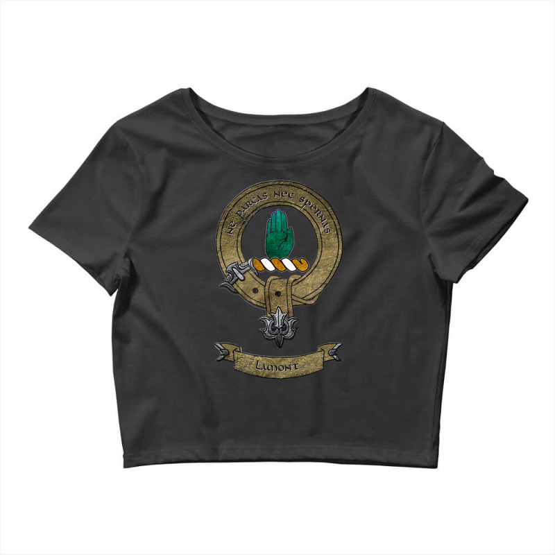 Clan Lamont Scottish Pride Family Coat Of Arms Crop Top by Sheppard Karena | Artistshot