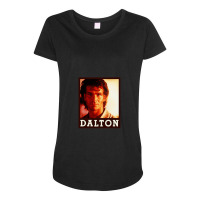 Dalton (patrick Swayze) Roadhouse Movie Gift Maternity Scoop Neck T-shirt | Artistshot