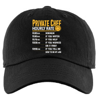 Private Chef Hourly Rate Funny Private Cook Culinary Cooking Long Slee Kids Cap | Artistshot