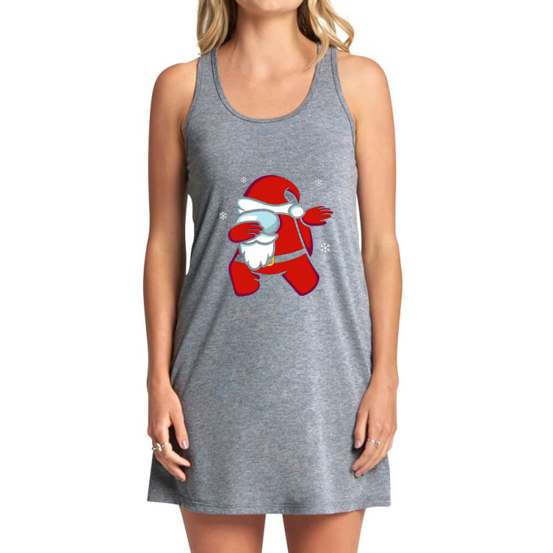 Dabbing Santa Claus Impostor Tank Dress by cm-arts | Artistshot