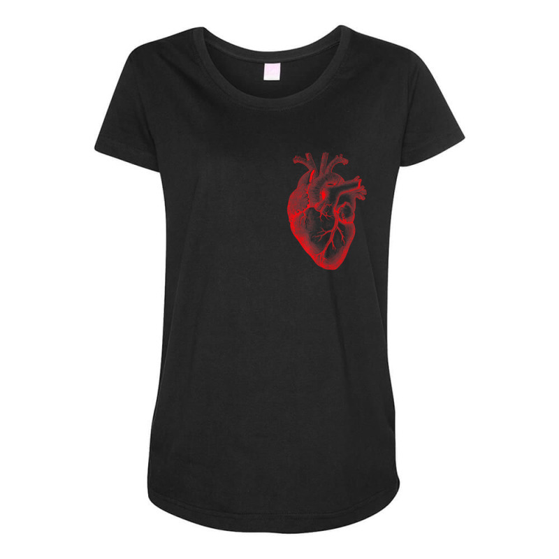 Cardiologist Heart Anatomy Cardiology Maternity Scoop Neck T-shirt by cm-arts | Artistshot