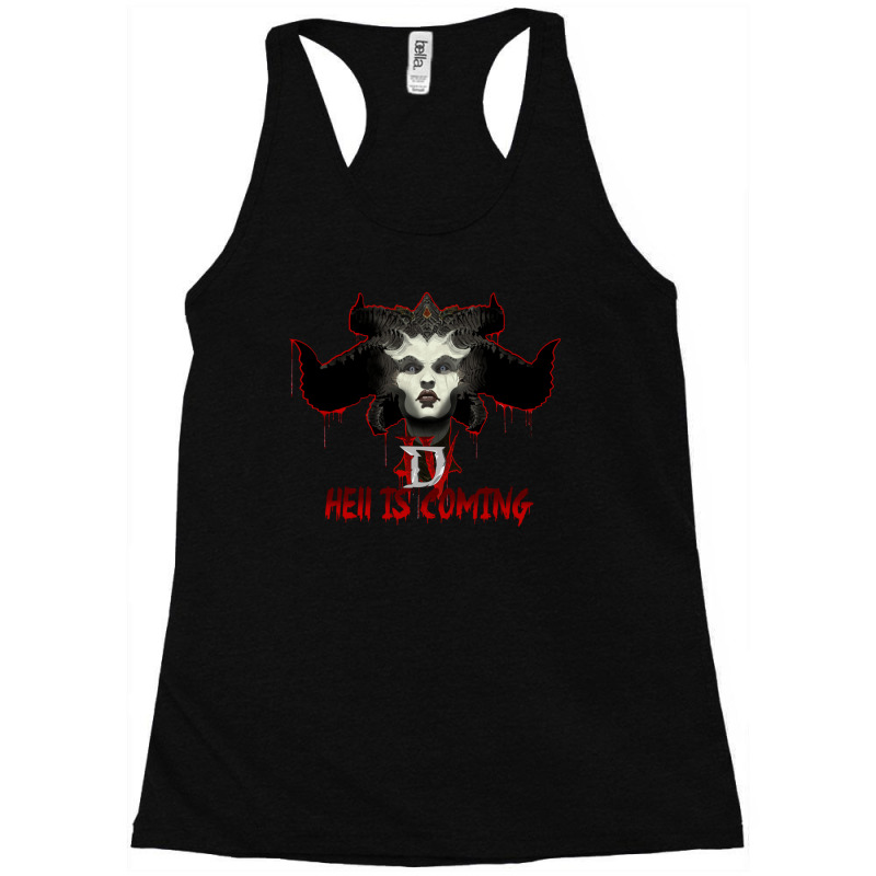 Diablo 4 Hell Is Coming Racerback Tank by SilverSollida | Artistshot