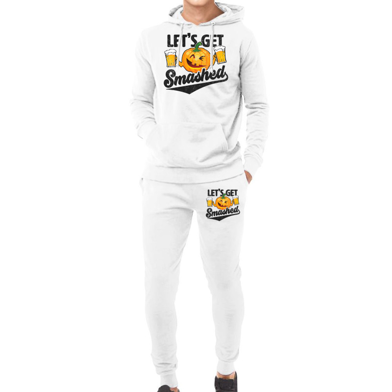 Lets Get Smashed Funny Pumpkin Beer Halloween Hoodie & Jogger set by Thanhhuong90 | Artistshot