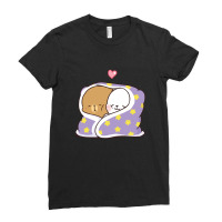 Cute Milk Mocha Bears1 Ladies Fitted T-shirt | Artistshot