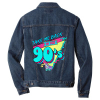 Vintage Music Tape 90's Take Me Back To The 90s Men Denim Jacket | Artistshot