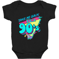 Vintage Music Tape 90's Take Me Back To The 90s Baby Bodysuit | Artistshot