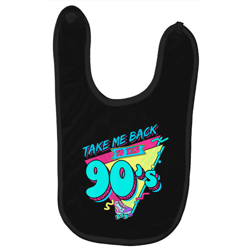 Vintage Music Tape 90's Take Me Back To The 90s Baby Bibs | Artistshot