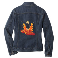 Light Me Up Ladies Denim Jacket | Artistshot