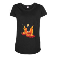 Light Me Up Maternity Scoop Neck T-shirt | Artistshot