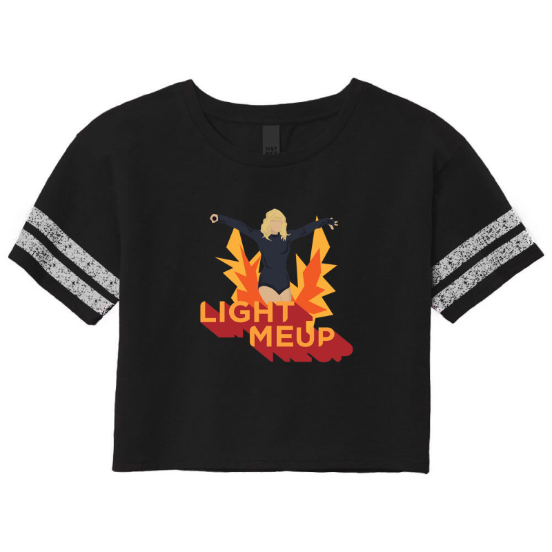 Light Me Up Scorecard Crop Tee by WayneDavid | Artistshot