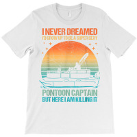 Boat Stuff Captain Funny Pontoon Boating Lake Ship T Shirt T-shirt | Artistshot