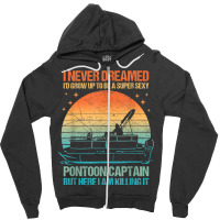 Boat Stuff Captain Funny Pontoon Boating Lake Ship T Shirt Zipper Hoodie | Artistshot