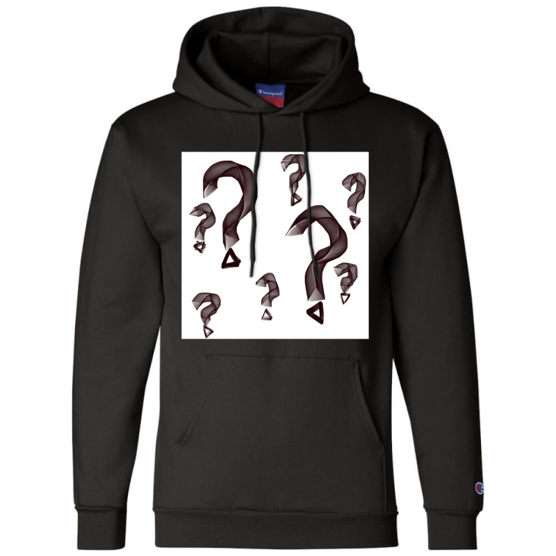 Question Mark Champion Hoodie | Artistshot