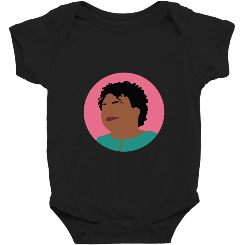 Stacey Abrams Minimalist Art Baby Bodysuit by Kippycube | Artistshot