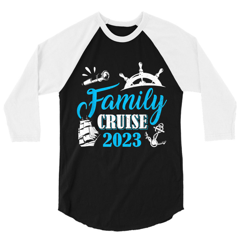 Cruise Squad 2023 Cruising Ship Vacation Funny T Shirt 3/4 Sleeve Shirt | Artistshot