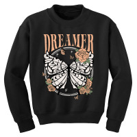 Vintage Retro Dreamer Butterfly 80's 90's Style Lover Youth Sweatshirt | Artistshot