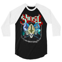 Ghost ?? Trinity 3/4 Sleeve Shirt | Artistshot