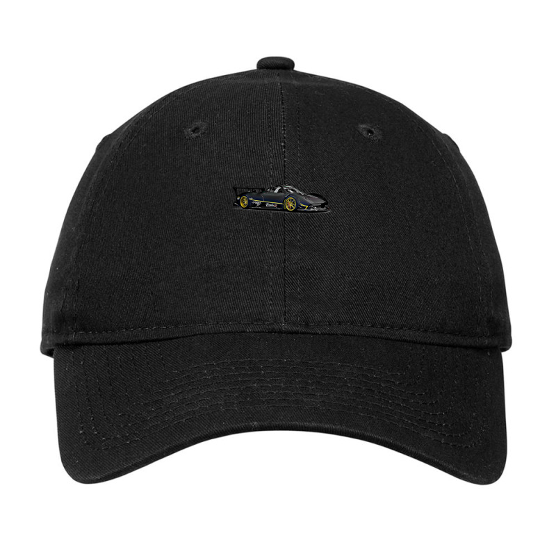 Pagani Zonda R Supercar Racing Cartoon 1 Adjustable Cap by EllaineRamshur | Artistshot