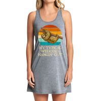 My Typical Weekend Hangin’ Out Funny Sloth Lover Humor Lazy T Shirt Tank Dress | Artistshot