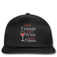 Womens Good Friends Good Wine Good Times Bling Rhinestone V Neck T Shi Printed Hat | Artistshot