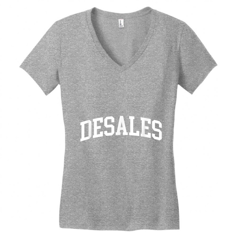 Desales Athletic Arch College University   Alumni T Shirt Women's V-Neck T-Shirt by cm-arts | Artistshot