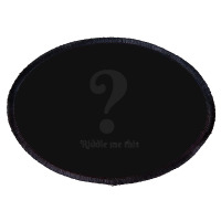 Riddle Me This Oval Patch | Artistshot