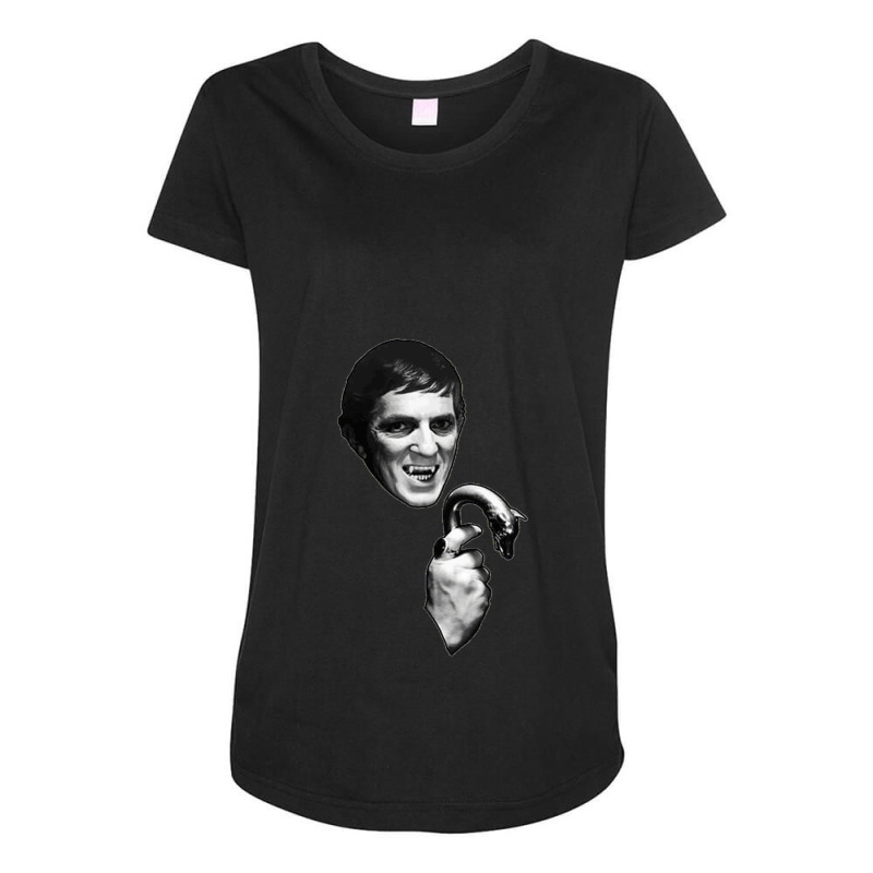 Dark Shadows Barnabas Collins Jonathan Frid Gift Maternity Scoop Neck T-shirt by AngelinoGuron | Artistshot