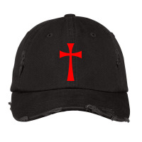 Long Cross - Knights Templar - Holy Grail - The Crusades Vintage Cap | Artistshot