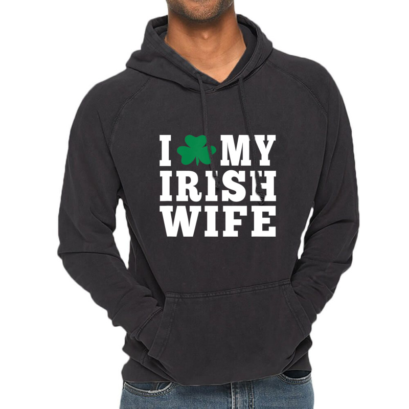 I Love My Irish Wife Friendship Couple Married Vintage Hoodie by cm-arts | Artistshot