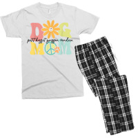 Petit Basset Griffon Vendeen Groovy Dog Mom Women Pet Lover T Shirt Men's T-shirt Pajama Set | Artistshot