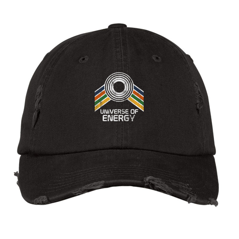 Universe Of Energy In Vintage Distressed Style Vintage Cap by cm-arts | Artistshot