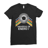 Universe Of Energy In Vintage Distressed Style 1 Ladies Fitted T-shirt | Artistshot