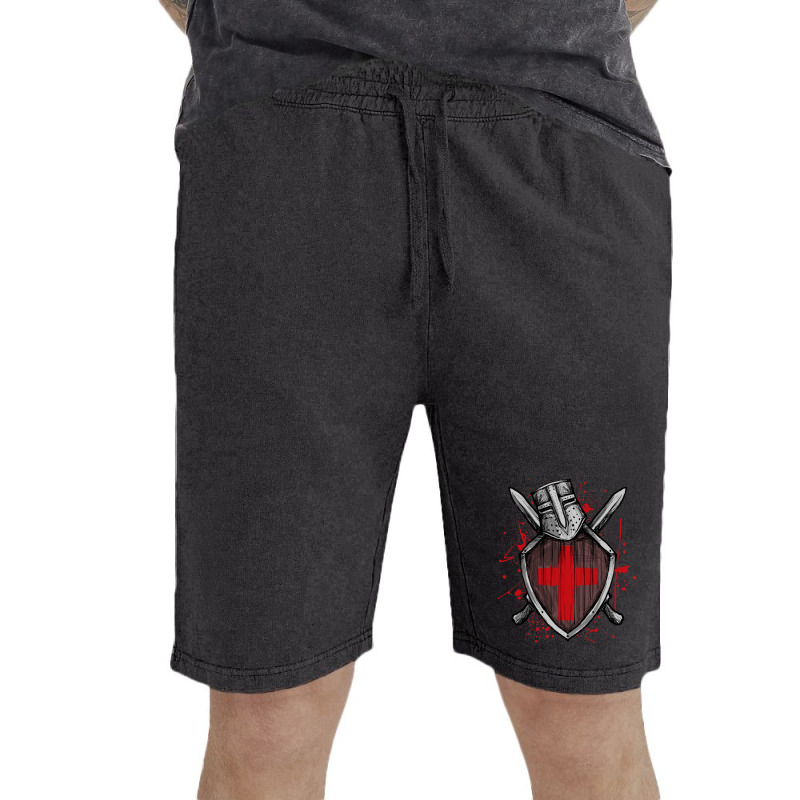 Templar Knight Crusader Crusades Vintage Short | Artistshot