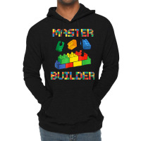 Brick Builder Blocks Building Master Builder Funny Toys Kids T Shirt Lightweight Hoodie | Artistshot