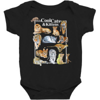 Cool Cats And Kittens Tiger Lion Leopard Felines T Shirt Baby Bodysuit | Artistshot