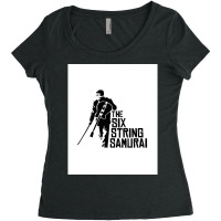 The Six String Samurai Women's Triblend Scoop T-shirt | Artistshot