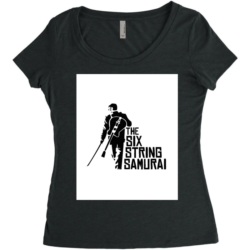 The Six String Samurai Women's Triblend Scoop T-shirt by MandyMOerke | Artistshot