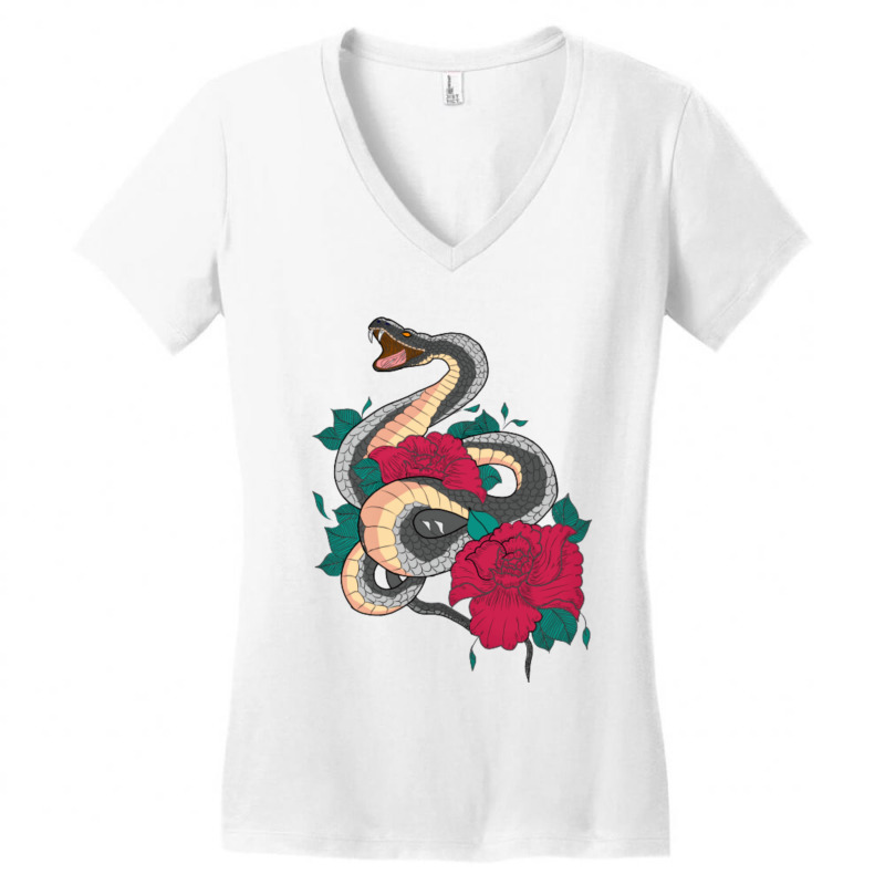 Cobra Tate Women's V-Neck T-Shirt by cm-arts | Artistshot