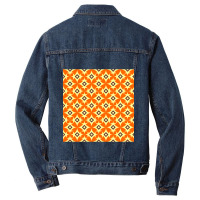 Batik Flower Art Pattern Men Denim Jacket | Artistshot