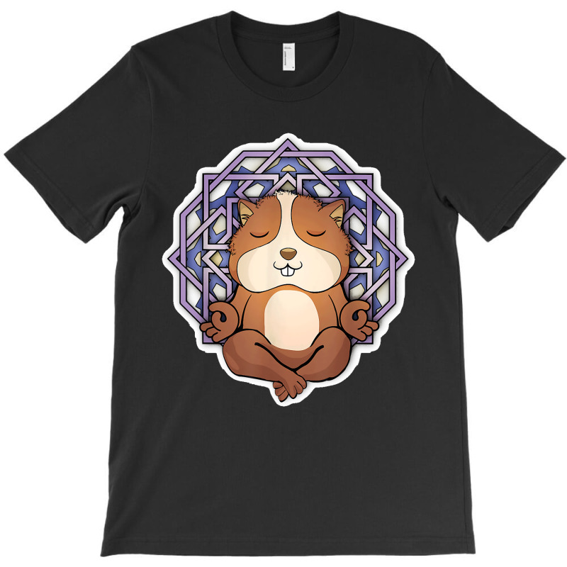 Guinea Pig Meditating Women Meditation Relaxation Yoga T T-Shirt by cm-arts | Artistshot