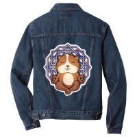 Guinea Pig Meditating Women Meditation Relaxation Yoga T Men Denim Jacket | Artistshot