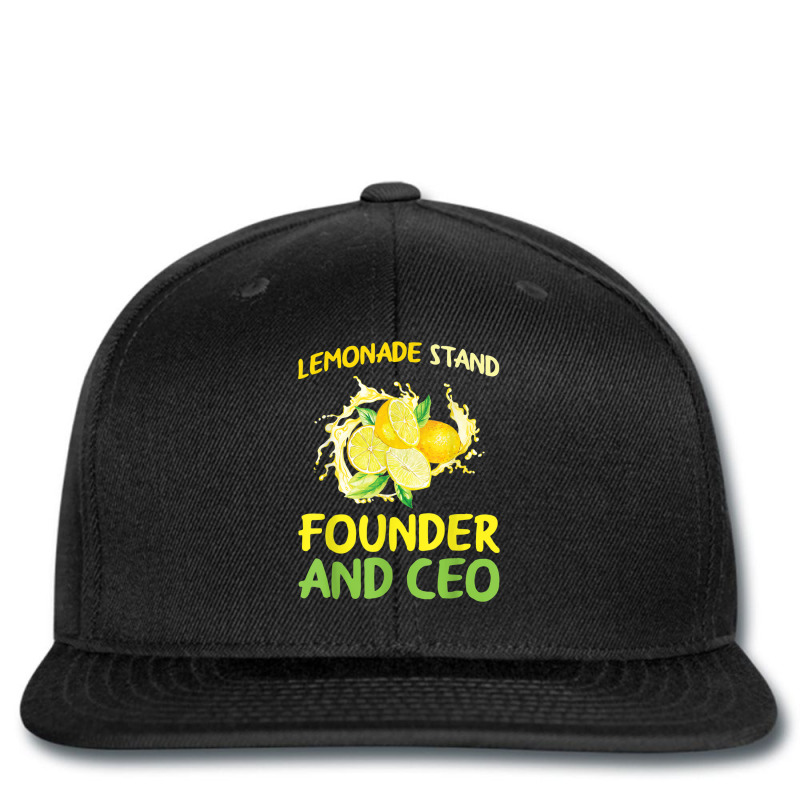 Lemonade Stand Founder And Ceo Lemon Juice Boss T Shirt Printed Hat | Artistshot