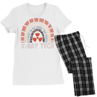 Vintage Rainbow Xray Tech Radiology Xray Technologist Long Sleeve T Sh Women's Pajamas Set | Artistshot